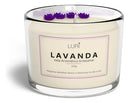 Vela Aromática Perfumada Lavanda - 120g - Branco Luri - Lavanda
